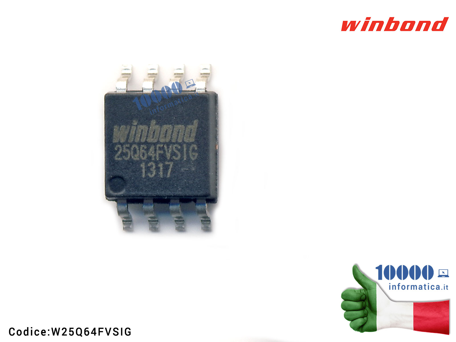 Winbond 25q64fvsig схема включения