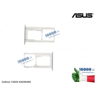 13020-03200300 Carrello SIM Tray ASUS ZenFone 3 Max ZC553KL (X00DD) [GRAY]