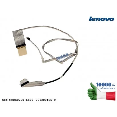 Cavo Flat LCD LENOVO G580 G585 G580A G480 G485 DC02001ES10 DC02001ES00 (Versione 1) QIWG6
