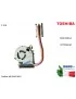 A0130519031 Ventola Fan con Dissipatore Heatsink TOSHIBA Satellite L50-B L55-B L50D-B L55T-B L55-B5267 (3 PIN) FABLI00EUA KPT...