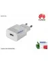 2220683 Alimentatore Carica Batteria USB HUAWEI 18W 9V 2A [BIANCO] (HW-059200EHQ) Fast Charge Ricarica Veloce Honor 8 (FRD-L0...