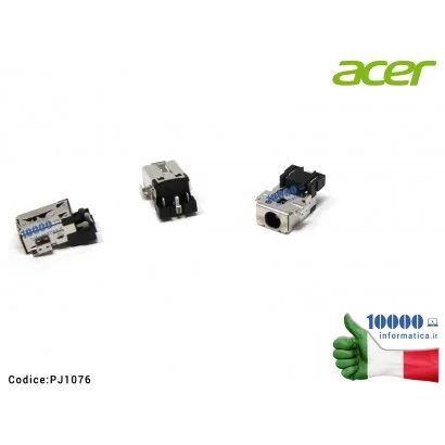 PJ1076 Connettore DC Power Jack PJ1076 ACER Swift 3 SF315-52 Aspire A515-56 (N20C5) A514-53 A514-53G TravelMate P215 TMP215 P...