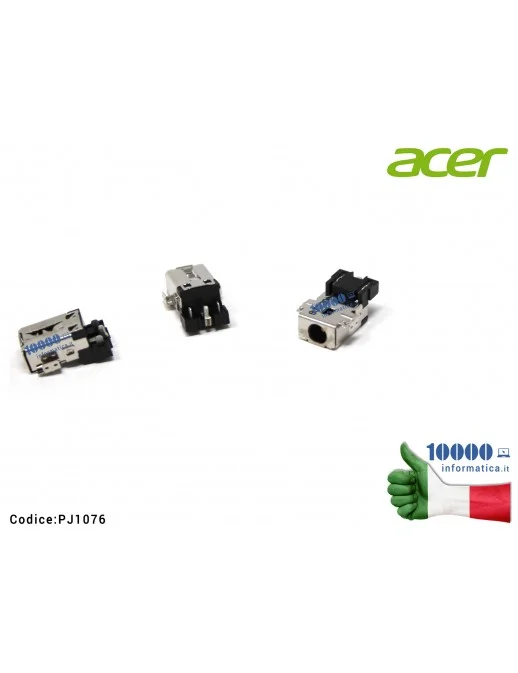 PJ1076 Connettore DC Power Jack PJ1076 ACER Swift 3 SF315-52 Aspire A515-56 (N20C5) A514-53 A514-53G TravelMate P215 TMP215 P...