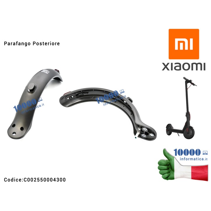 Parafango Posteriore XIAOMI Monopattino Mi M365 PRO PRO 2 Rear Fender Mi Electric Scooter Pro