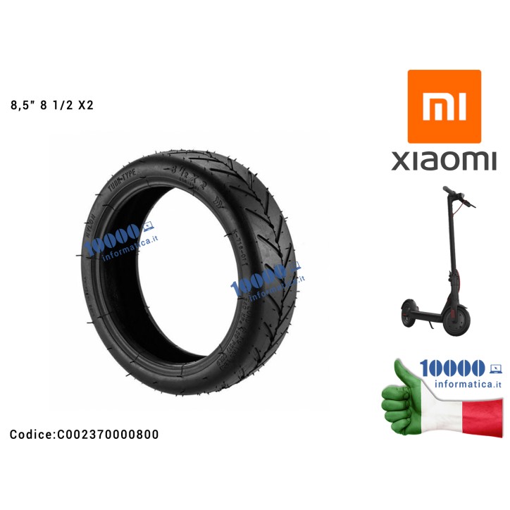 Ruota XIAOMI Monopattino Mi M365 PRO PRO 2 ESSENTIAL 1S Electric Scooter Pneumatico Copertone Gomma Tyre Mi Electric Scooter Pro