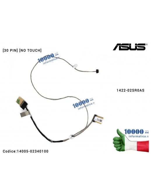 14005-02340100 Cavo Flat edp 30 pin per Notebook Asus X580GD X580 FHD N580GD 14005-02341600 Cavo Flat LCD ASUS VivoBook Pro 1...