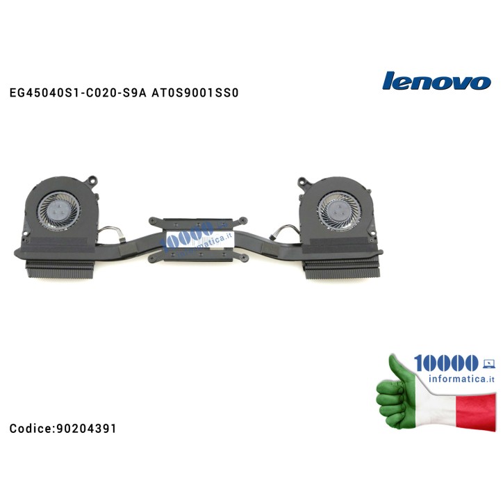 Ventola Fan con Dissipatore Heatsink LENOVO UltraBook Yoga 2 Pro 13 EG45040S1-C020-S9A AT0S9001SS0