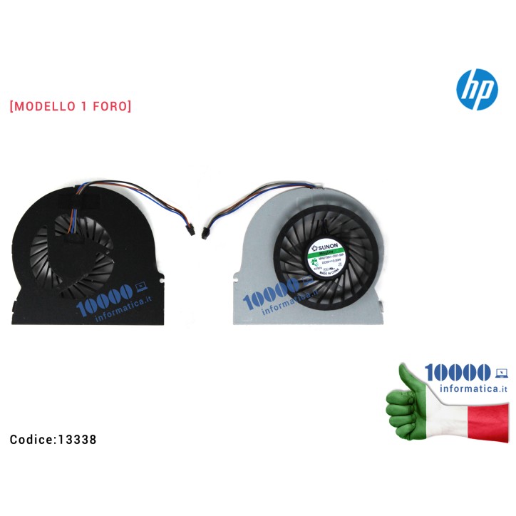 Ventola di Raffreddamento Fan CPU HP [1 FORO] EliteBook 8560W 8570W 8560P 6570B MF60150V1-C001-S9A