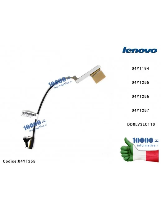 04Y1255 Cavo Flat LCD LENOVO ThinkPad T430U V490 V490U 04Y1194 04Y1255 04Y1256 04Y1257 DD0LV3LC110 FRU04Y1255 FRU04Y1256 FRU0...