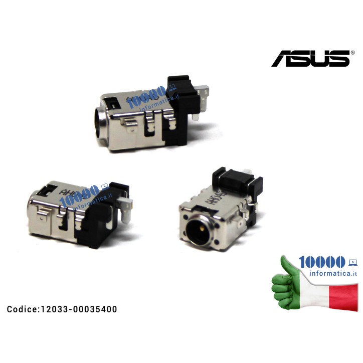 Connettore di Alimentazione DC Power Jack ASUS VivoBook X409 X409B X409BA X509 X509F X509FL X509U X509UB X545F X545FA X545FJ 120