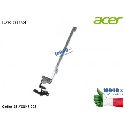 33.VCGN7.002 Cerniera [DX] Hinge ACER TravelMate TMB117-M TMB117-MP B117 B117-M [LATO DESTRO]