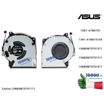13NB0MT0T01111 Ventola di Raffreddamento Fan CPU ASUS VivoBook X509B X509D X509DJ X509XA X509XJ X509J X509M X509MA X509U X509...
