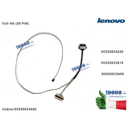 DC020023A00 Cavo Flat LCD LENOVO IdeaPad S145-15 S145-15IWL 340C-15AST 340C-15IGM DC020023A20 DC020023A10 DC020023A00 FS540 E...