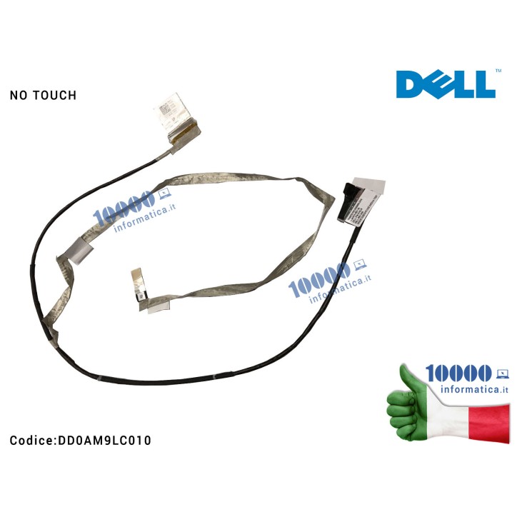 Cavo Flat LCD DELL Inspiron 7000 7557 7559 15.6 (30 PIN) [NON TOUCH] 014XJ8 DD0AM9LC010 DD0AM9LC000