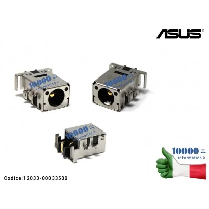 12033-00033500 Connettore di Alimentazione DC Power Jack ASUS VivoBook X505B X505BA X505BP X580GD X580V X580VD X580VN N580 N5...