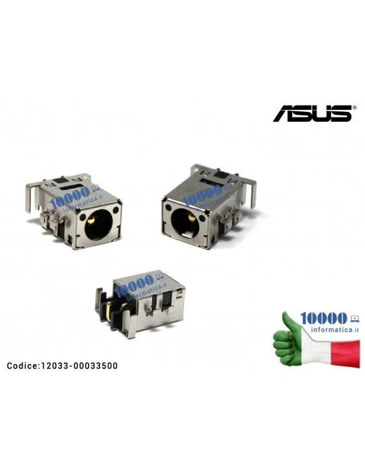 12033-00033500 Connettore di Alimentazione DC Power Jack ASUS VivoBook X505B X505BA X505BP X580GD X580V X580VD X580VN N580 N5...