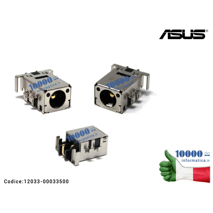 Connettore di Alimentazione DC Power Jack ASUS VivoBook X505B X505BA X505BP X580GD X580V X580VD X580VN N580 N580GD X705N X705NA 