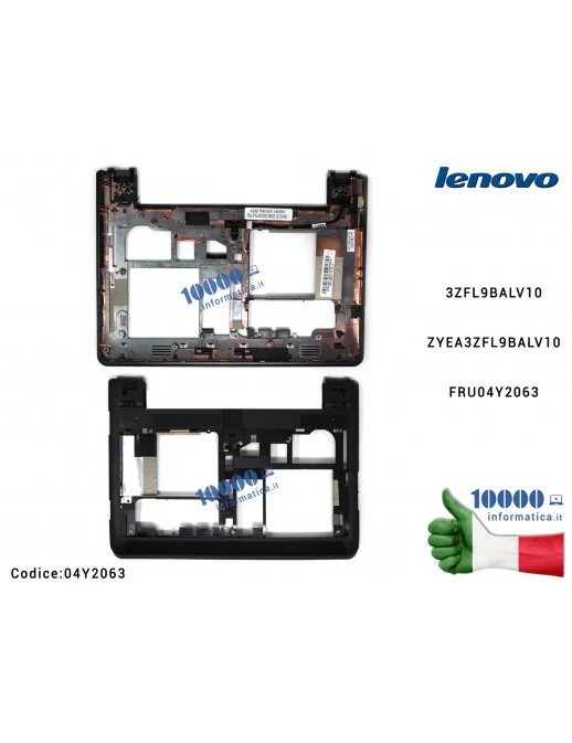 04Y2063 Bottom Case Scocca Inferiore LENOVO ThinkPad X130E FRU04Y2063 Lower Case 3ZFL9BALV10 ZYEA3ZFL9BALV10