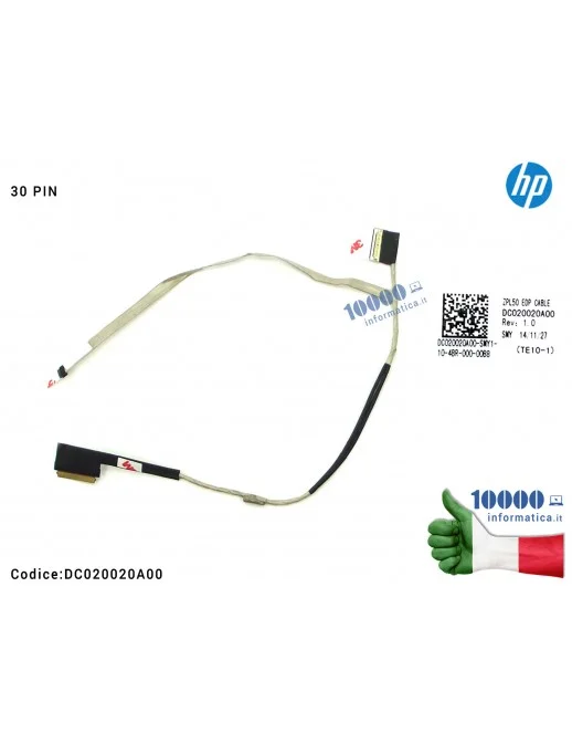 768127-001 Cavo Flat LCD HP ProBook 450 G2 455 G2 (30 PIN) DC020020A00 ZPL50 EDP CABLE SIMYA