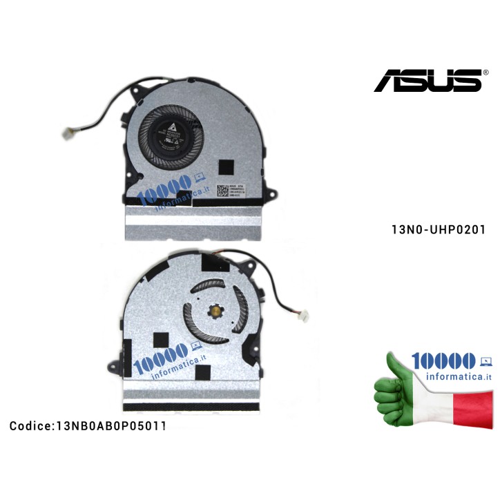 Ventola Fan CPU ASUS ZenBook UX305 UX305U UX305UA UX305UAB UX305LA UX305UQ UX306U 13N0-UHP0201