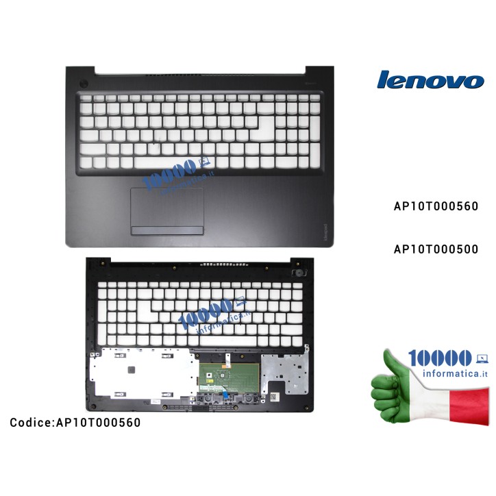 Top Case Upper Palmrest Cover Superiore LENOVO IdeaPad 310-15 [GRAY] 310-15IKB 310-15ISK 310-15IAP 510-15IKB 510-15ISK AP10T000500 AP10T000500JK NBX0001HL10