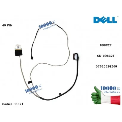 Cavo Flat LCD DELL Inspiron 15 5565 5567 BAL20 (40 PIN) 0D8C2T CN-0D8C2T DC02002GZ00