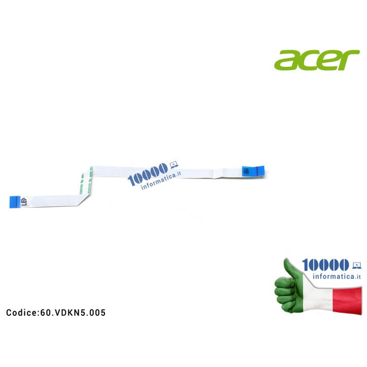 Cavo FFC LED ACER TravelMate P449 P449-M P449-MG P2410 TMP449-M TMP449-MG TMP2410-M TMP2410-G 50VDKN5005 50.VDKN5.005