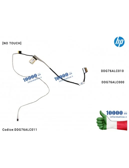 926836-001 Cavo Flat LCD HP Pavilion 15-CC [G76A HD LCD EDP + HD CAMERA CABLE] DDG76ALC010 DDG76ALC000 15-CC 14-BK 15-CD 15-C...