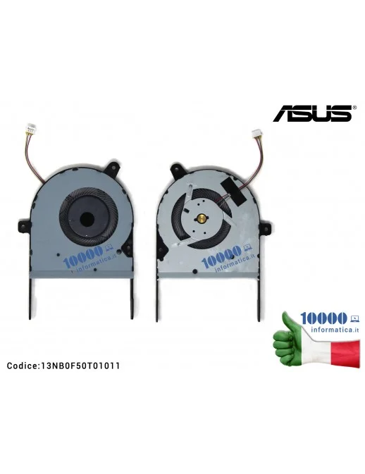 13NB0F50T01011 Ventola Fan CPU ASUS VivoBook S505 X505 S505B X505B S505BA X505BA X505BP S505BP X505U X505UV S505UV 13NB0F50T0...