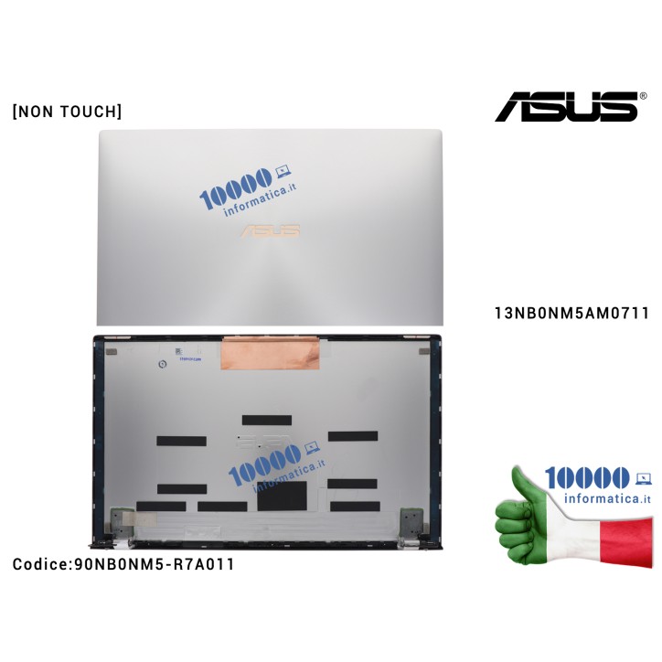 Cover LCD [NO TOUCH] ASUS ZenBook 15 UX533 UX534 [Icicle Silver] UX533F UX533FD UX533FN UX534FA UX534FT 90NB0NM5-R7A011 13NB0NM5