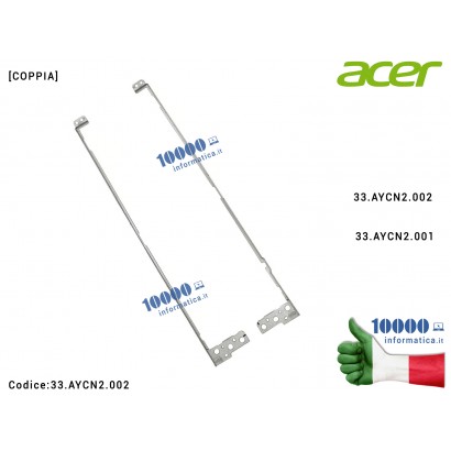 33.AYCN2.002 Staffe Brackets ACER Aspire Vero AV15-51 AV15-52 (N20C5) [COPPIA] 33.AYCN2.002 33.AYCN2.001