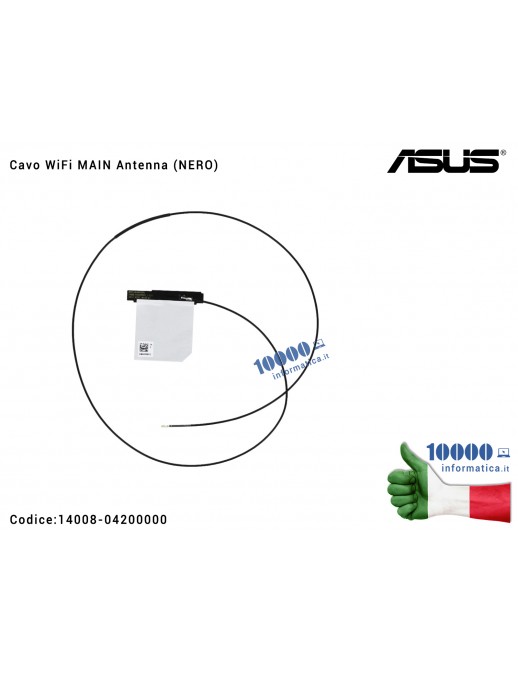 Cavo WiFi MAIN Antenna (NERO) ASUS X515 X515D X515M X515J X515DA X515MA X515JA X515JP X515JF 14008-04200000