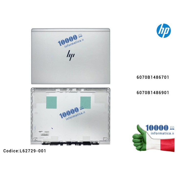 Cover LCD HP EliteBook 745 G5 840 G5 745 G6 840 G6 (Silver) L62729-001 6070B1486701 6070B1486901