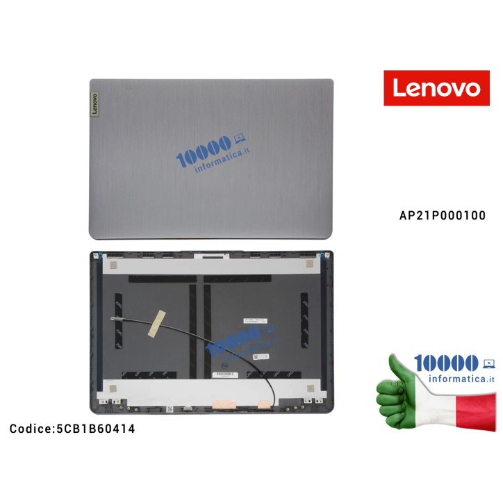 Cover LCD LENOVO [Arctic Grey] IdeaPad 3-15ITL6 (82H8) 3-15ALC6 (82KU) 3-15ADA6 (82KR) 3-15IAU7 (82RK) 3-15ABA7 (82RN) [AG] 5CB1