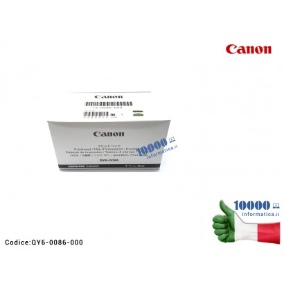 QY6-0086-000 TESTINA DI STAMPA NERA ORIGINALE CANON MX922 MX725 MX721 MX722 IX6820 MX727 MX925 QY6-0086-000 Canon Print Head ...