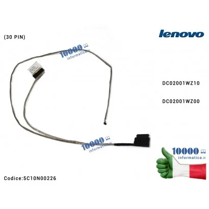 Cavo Flat LCD LENOVO Legion Y520 R520 R70 R70-15IKBN R70-15ISK Y520-15IKBN Y520-15IKBA Y520-15IKBM (30 PIN) DC02001WZ10 DC02001WZ00 DY512 LCD LVDS Cable