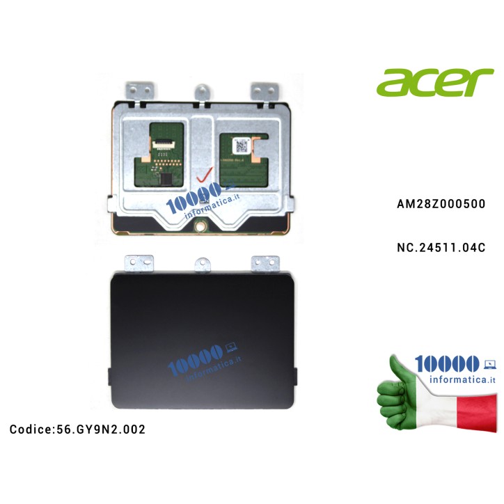 Touchpad ACER Aspire A315-33 A315-41 A315-41G A315-53 A315-53G Synaptics AM28Z000500NC.24511.04C 56.GY9N2.002 56GY9N2002