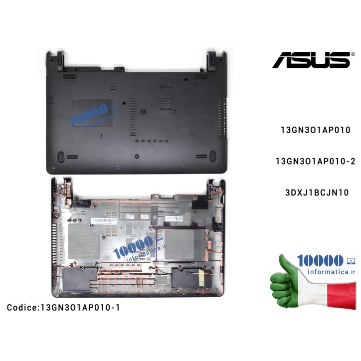 Bottom Case Cover Lower Inferiore ASUS X401 X401A X401U F401 F401A F401U 13GN3O1AP010 13GN3O1AP010-2 3DXJ1BCJN10