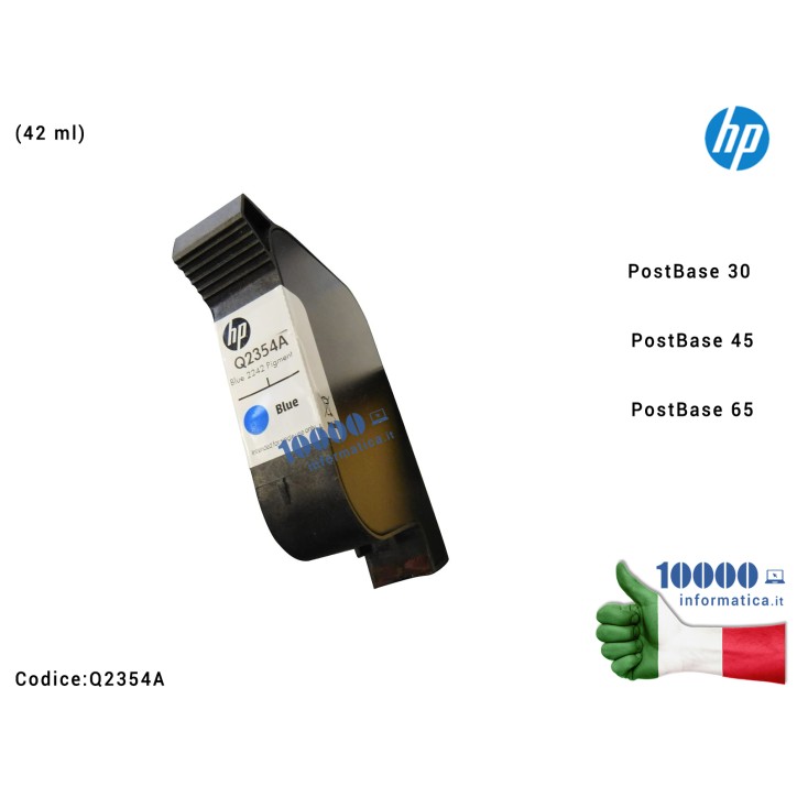 Toner Cartuccia HP Q2354A (42 ml) Affrancaposta Postalight PostBase 30 45 65 (Mini esclusa) Inchiostro Blue 2242 Pigment Print C