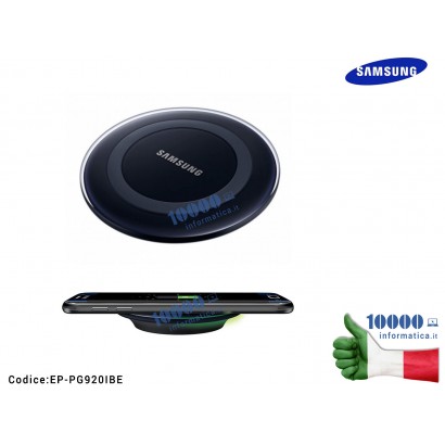 EP-PG920IBE Ricarica Wireless Pad SAMSUNG Galaxy S6 e S6 Edge [NERO]
