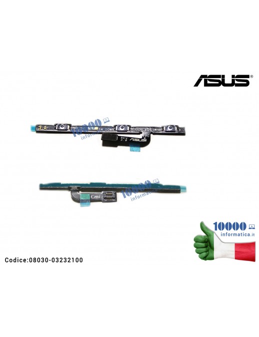 Tasti Laterali Volume Power on off SIDE KEY ASUS ZenFone 3 ZE552KL (Z012D) (Z012S) ZE520KL (Z017D) 08030-03232100