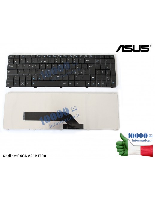 Tastiera Italiana ASUS F52 K50 K51 K60 K61 K62 K70 K72 X5DIN MP-07G76I0-5283 V090562BK1 0KN0-EL1IT01