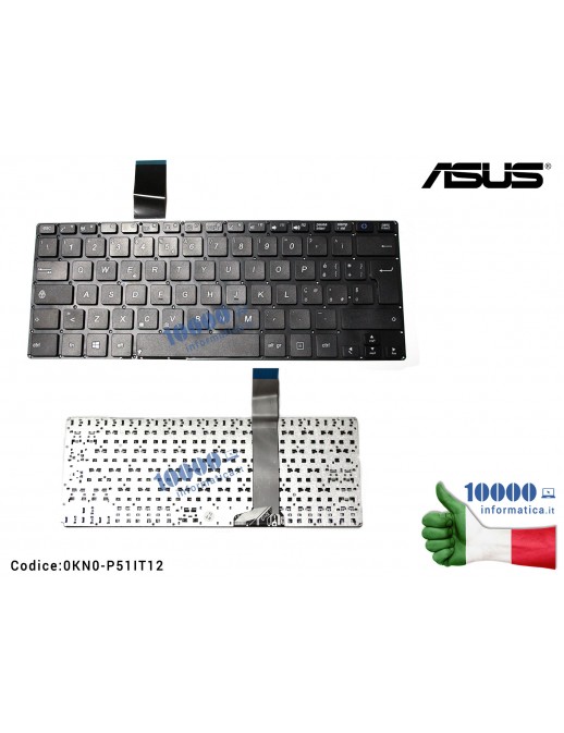 Tastiera Italiana ASUS Vivobook S300 S300C S300CA S300K S300KI [SENZA FRAME] [LOGO WINDOWS 8]