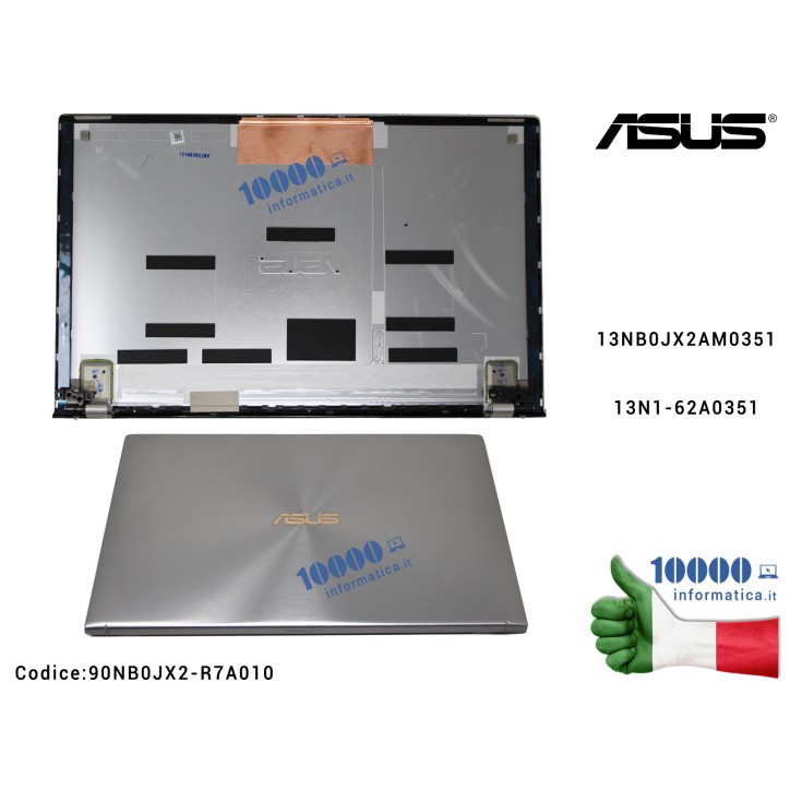 Cover LCD [TOUCH] ASUS ZenBook 15 UX533 [Icicle Silver] UX533F UX533FD UX533FN 13NB0JX2AM035113N1-62A0351 90NB0JX2-R7A011 90NB0J