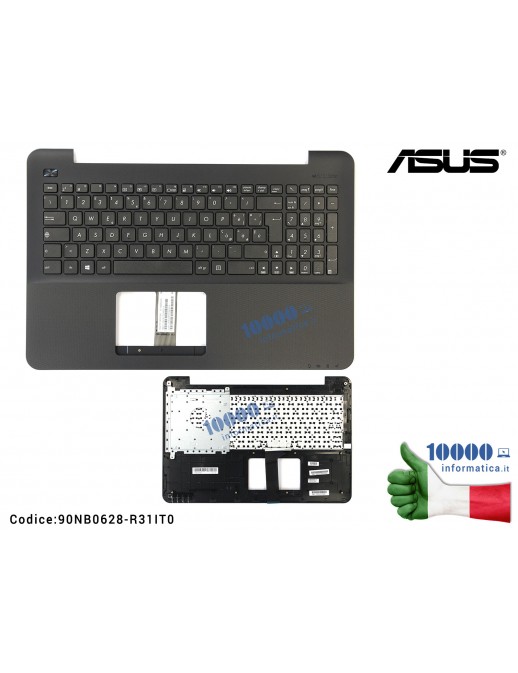 Tastiera Italiana Completa di Top Case Superiore [NERA] ASUS X555LA F555LA X554L X554LA X555LD R556LD A555L A555LD X554LD F555L 
