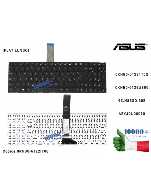 Tastiera Italiana per Notebook ASUS K550J K550JF K550VX Senza Frame Tastiera Italiana ASUS F550C F550CA F550CC K550CC P550CA X550 X550CA X550CC X550C 0KNB0-612EIT00 9Z.N8SSQ.60E AEXJCU00010 0KNB0-6122IT00