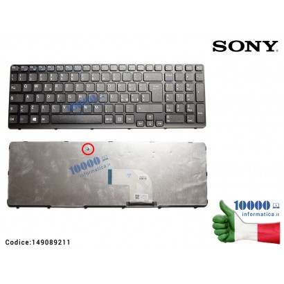 149089211 Tastiera Italiana SONY SVE15 SVE151 SVE152 (NERA) 149031951 V133846AS1 149089211IT
