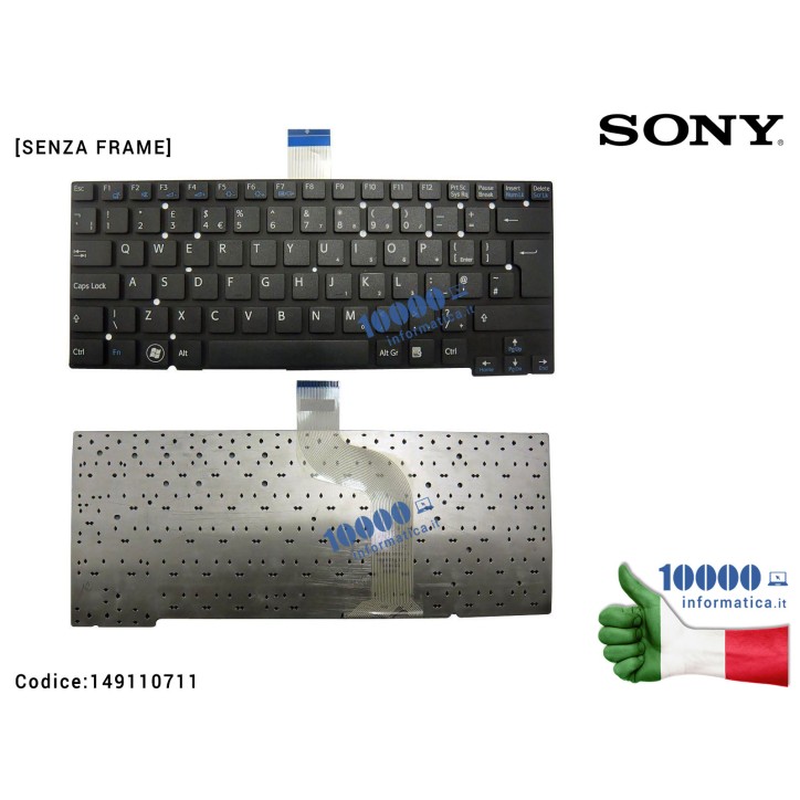 Tastiera Italiana SONY SVT13 (NERA) [SENZA FRAME] 149110711IT