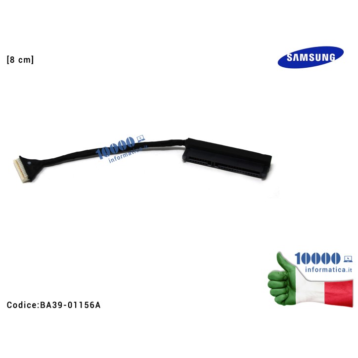 Cavo Hard Disk HDD [8 cm] SAMSUNG NP550 NP550P7C NP300U1A NP305U1A (SATA)
