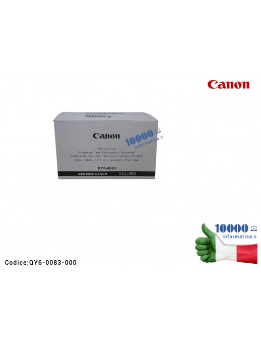 TESTINA DI STAMPA NERA ORIGINALE CANON MG6320 MG7120 MG7520 MG7720 IP8720 QY6-0083-000 Canon Print Head Black MG6310, MG6320, MG6350, MG6370, MG7120, MG7220, MG7520, MG7550, MG7720, IP8720